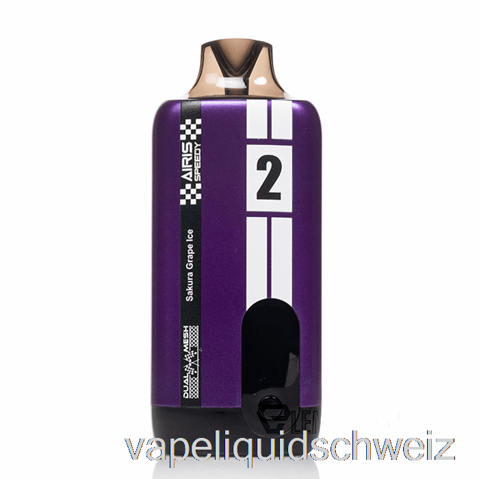 Airis Speedy 15k Einweg-Sakura Grape Ice Vape Ohne Nikotin